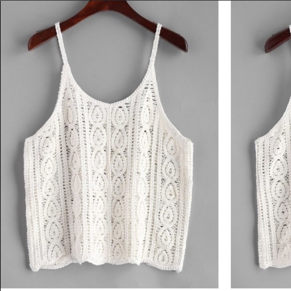 Nordstrom Tops - crochet cami NWT